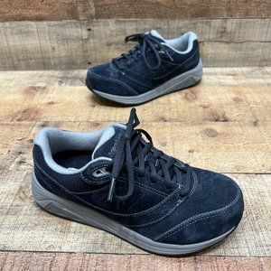 New Balance 928V3 Womens Navy Suede Walking Shoes Comfort Size 6 D GREAT!